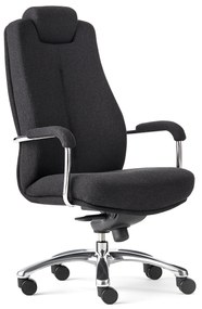 Kancelárska stolička SHEFFIELD, šedá / čierna