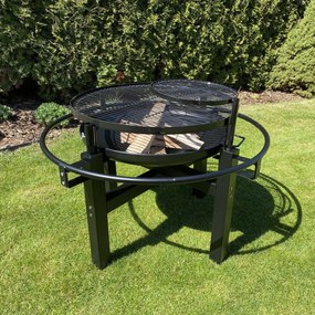 Multifunkčné ohnisko + gril s el. ihlou Avenberg KENTUCKY