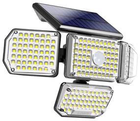 Immax 08499L - LED Solárne nástenné svietidlo so senzorom LED/5W/5,5V IP44 IM1266