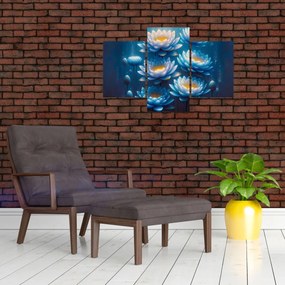 Obraz - Lekná pod hladinou (90x60 cm)