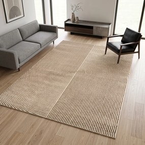 Angel Carpet, Kusový koberec Zafiro 19 Gold, 60x110, žltá, kancelária