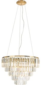 MAXLIGHT P0424 - Luster na lanku MONACO 15xG9/40W/230V pr. 60 cm zlatá