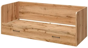 Jednolôžková rozkladacia posteľ 80 cm BRW Tetrix 13 (dub wotan) (s úl. priestorom). Akcia -35%. Vlastná spoľahlivá doprava až k Vám domov. 1098496