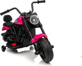 Elektrická motorka STAR ružová