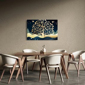 Obraz zlatého stromu (90x60 cm)