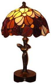 Lampa Tiffany jantarová 33*20Ø AMBER