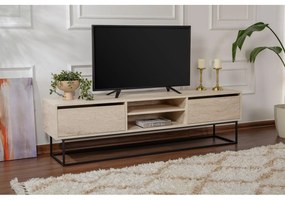 TV szekrény Escape 180 -Black, Travertine