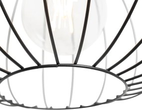 Priemyselné závesné svietidlo čierne - Margarita