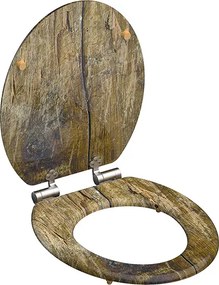Eisl Sanitär WC sedadlo MDF Soft Close Solid Wood 80124