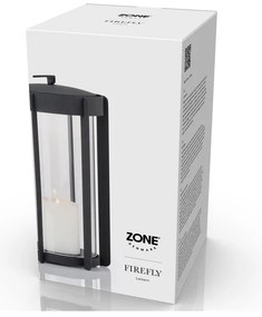 Čierny LED lampáš na USB (výška 25 cm) Firefly – Zone