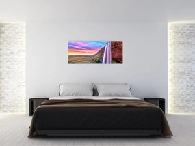 Obraz - Vodopád Seljalandsfoss (120x50 cm)