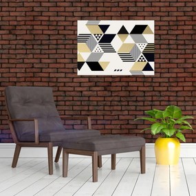 Obraz - Geometrické tvary N⁰1 (70x50 cm)