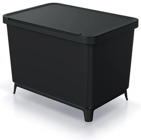 Odpadkový kôš, 4 x 10 l, čierna