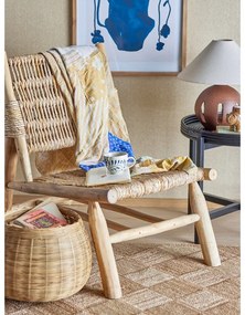 Bielo-modrý hrnček z kameniny 240 ml Heikki – Bloomingville