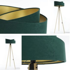 Stojacia lampa GALAXY 1xE27/60W/230V zelená/béžová