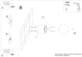 Sollux SL.1192 - Nástenné bodové svietidlo BOOMO 1xG9/8W/230V
