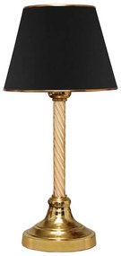 Asir Stolná lampa AYD 1xE27/40W/230V čierna/zlatá AS2858
