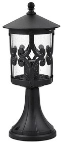 RABALUX Vonkajšia stojacia lampa PALMA, 1xE27, 100W, 37cm, čierna, IP23