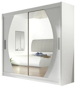 Skriňa London IV, Farby: kašmír, Osvetlenie: osvetlenie LED RGB - farebné