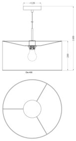 GLOBO 15188H - Luster AMY1xE27/60W/230V
