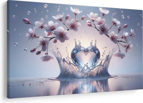 Obraz - Diamantové srdce (90x60 cm)
