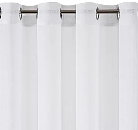 Biela záclona na krúžkoch SAKALI 350x250 cm