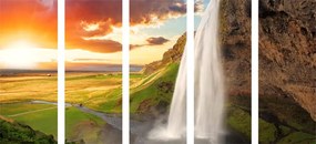 5-dielny obraz nádherný Island