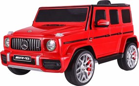 LEAN CARS Elektrické autíčko na batérie Mercedes G63 S306-1 červené