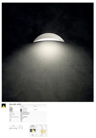 Redo 90236 - LED vonkajšie nástenné svietidlo PALMA LED/18W/230V IP54 hnedé