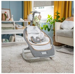 Ingenuity™ Detské ležadlo Rocking Seat Bella Teddy, sivá  (100392206)