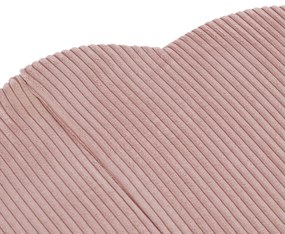 Kvetinová podložka 115x115x5cm, ružová, prémiový mančester