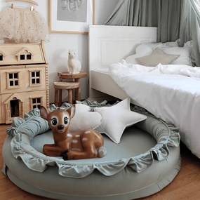 Hniezdo pre deti s volánom púštne zelená