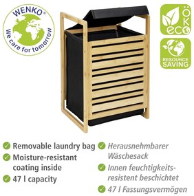 Látkový kôš na bielizeň 47 l Ecori - Wenko