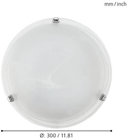 Eglo 7186 - Stropné svietidlo SALOME 1xE27/60W/230V