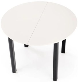 Rozkladací jedálenský stôl Ringo 102/142 cm kašmírový/čierny