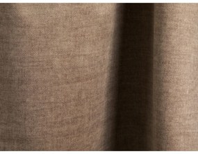 Svetlohnedá zamatová modulárna rohová pohovka (ľavý roh/do tvaru "U") Martina – Micadoni