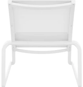 PACIFIC LOUNGE záhradné kreslo bez podrúčok white