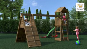 Marimex | Detské ihrisko Marimex Play 018 Akát + zelená šmykľavka | 11640472