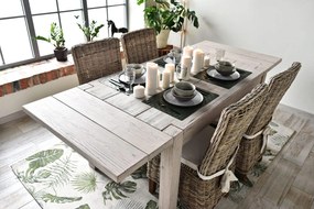 Rozšírenie pre vidiecky patinovaný drevený jedálenský stôl 40x90x4 cm