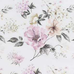 SATÉNOVÉ OBLIEČKY SPRING31 200X220 CM, 2 KS 70X80 CM KVETY