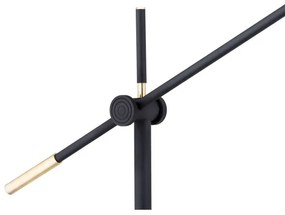 Argon 4732 - Stojacia lampa NASHVILLE 1xE27/15W/230V čierna