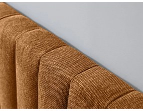 Dvojlôžková posteľ s roštom 180x200 cm v medenej/prírodnej farbe Oceane – Bobochic Paris