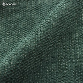 Zelená rozkladacia/s úložným priestorom rohová pohovka (ľavý roh/do tvaru "U") Fuji – Bobochic Paris