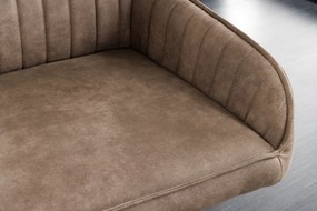 Lavička Turín 160 cm taupe mikrovlákno