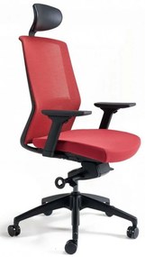BESTUHL Kancelárska stolička J17 BLACK SP červená