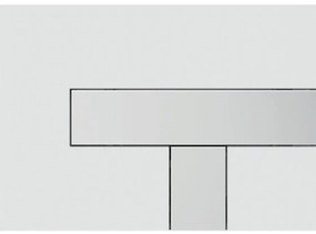 Tlačidlo Los alpská biela/lesklý chróm 16.733.00.0014