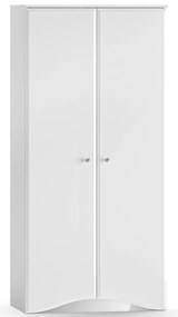 Skriňa Glamour 08 lesklá biela