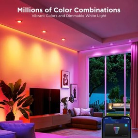 SADA 2x LED RGBWW Stmievateľná žiarovka GU10/4,8W/230V 2700-6500K Wi-Fi - Govee