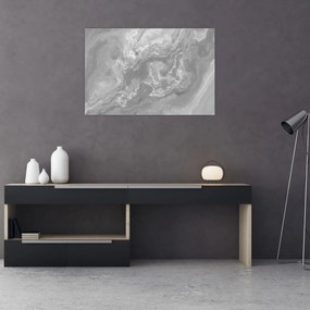 Obraz - Mramor v čiernobielej (90x60 cm)