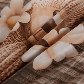 Obliečky z mikrovlákna SPRING BEAR hnedé Rozmer obliečky: 70 x 80 cm | 140 x 200 cm